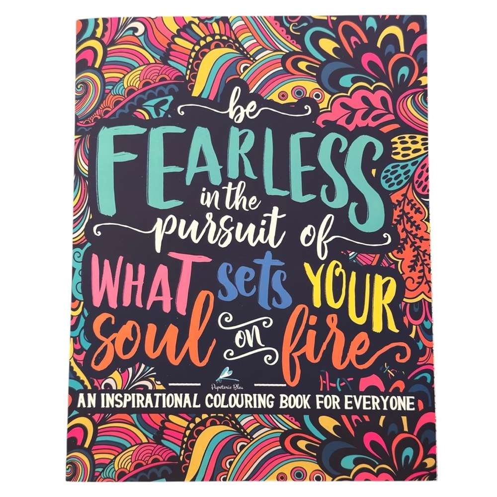 Brand NEW Papeterie Bleu An Inspirational Adult Coloring Book For Everyone Gift